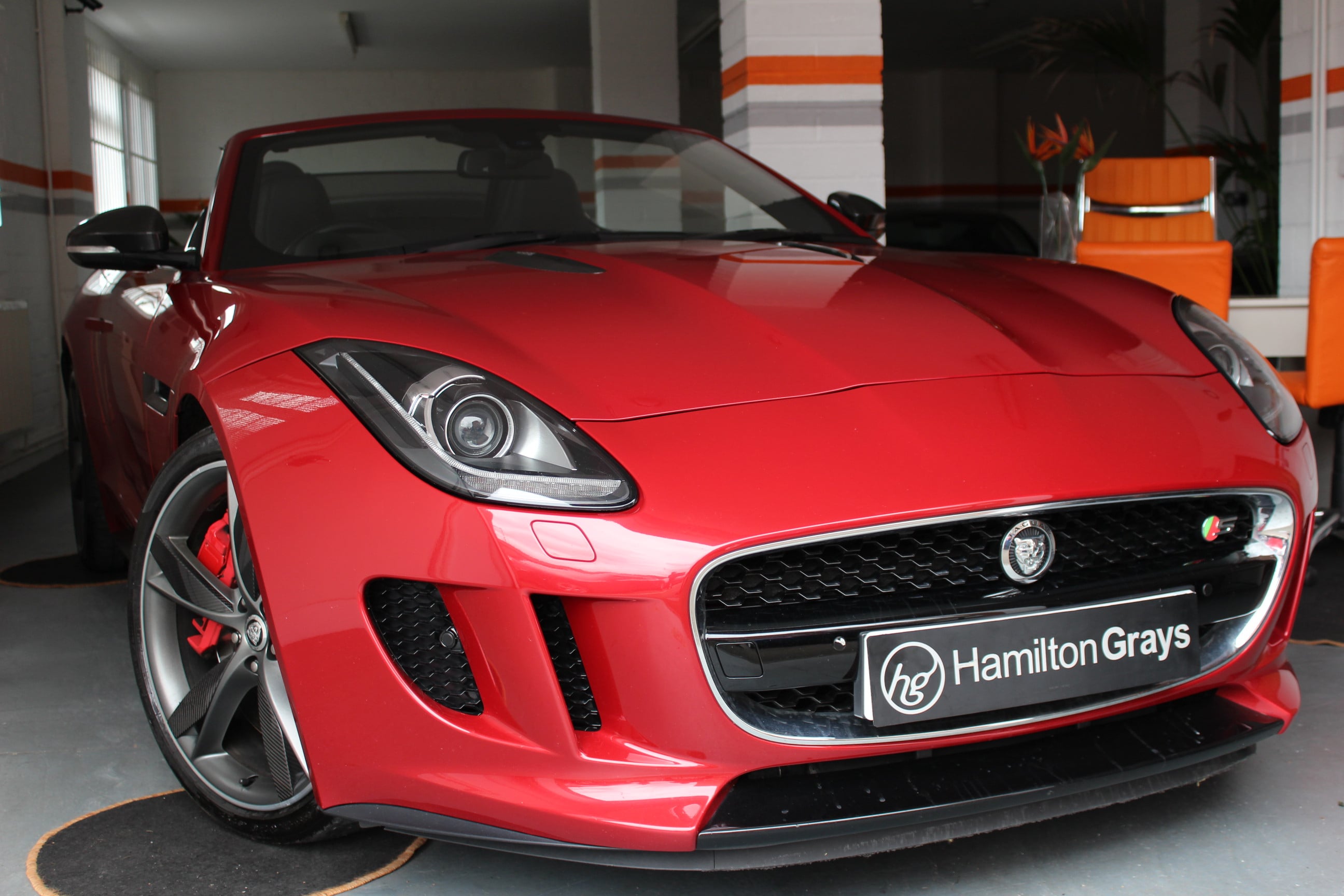 2013 (13) JAGUAR F TYPE S 5.0 SUPERCHARGED, IN ITALIAN RACING RED WITH BLACK LEATHER INTERIOR.     1 FORMER KEEPER! (SOLD)