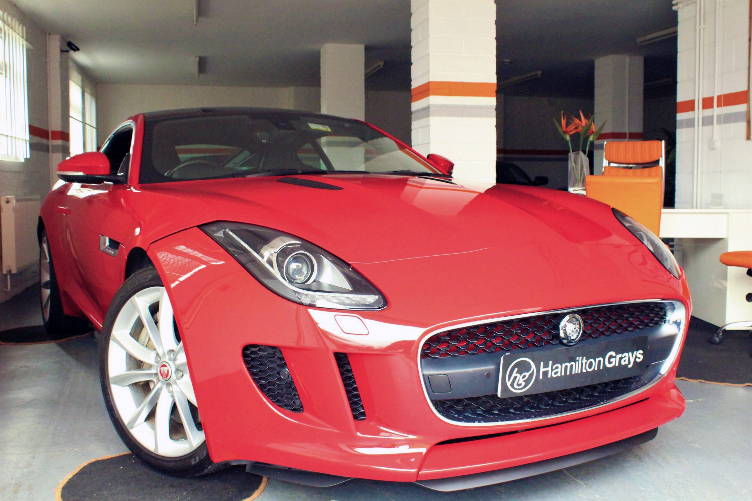 2014 (14) Jaguar F Type 3.0 V6 [335 bhp] Supercharged Coupe. In Salsa Red 17k,  (SOLD)