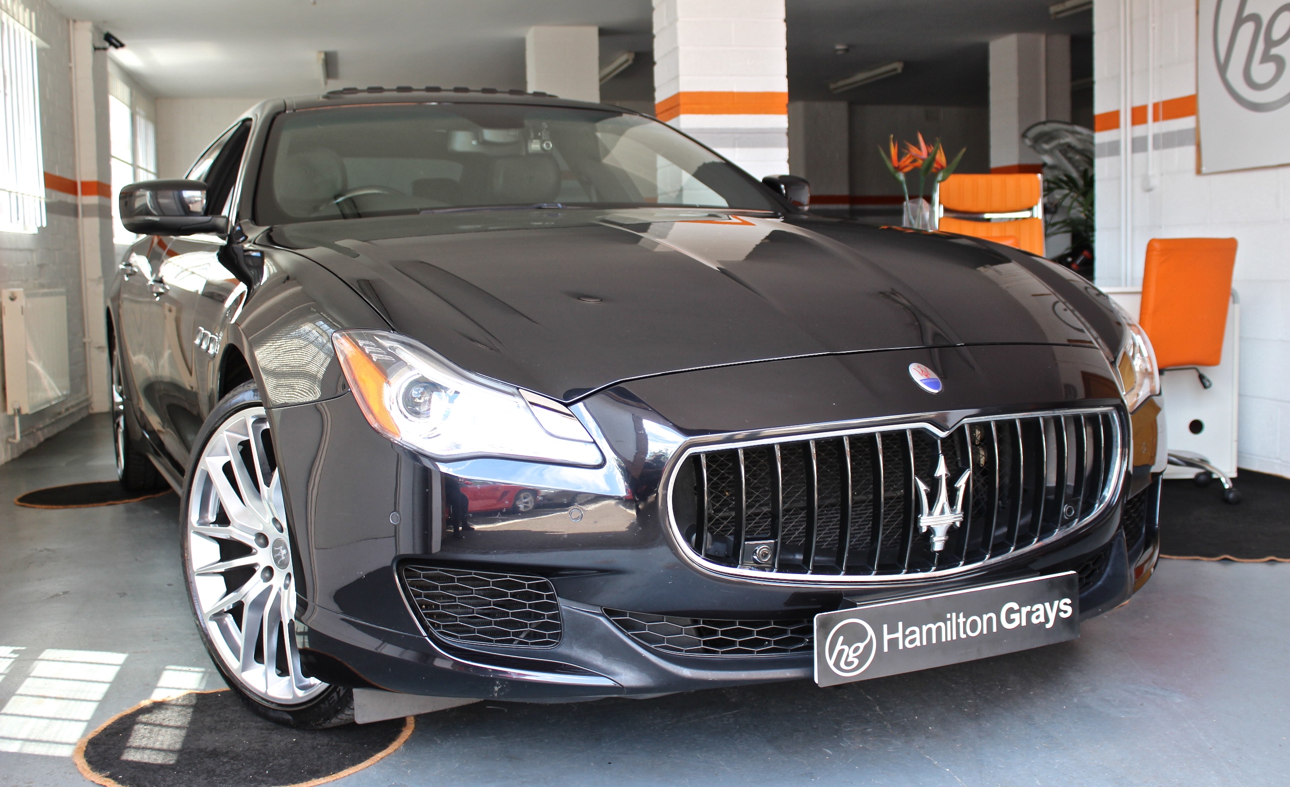 2013 (63) Maserati Quattroporte. Rare 3.0 S V6 BT in Triple Nero. Only 12,989 miles. FMSH  (SOLD)