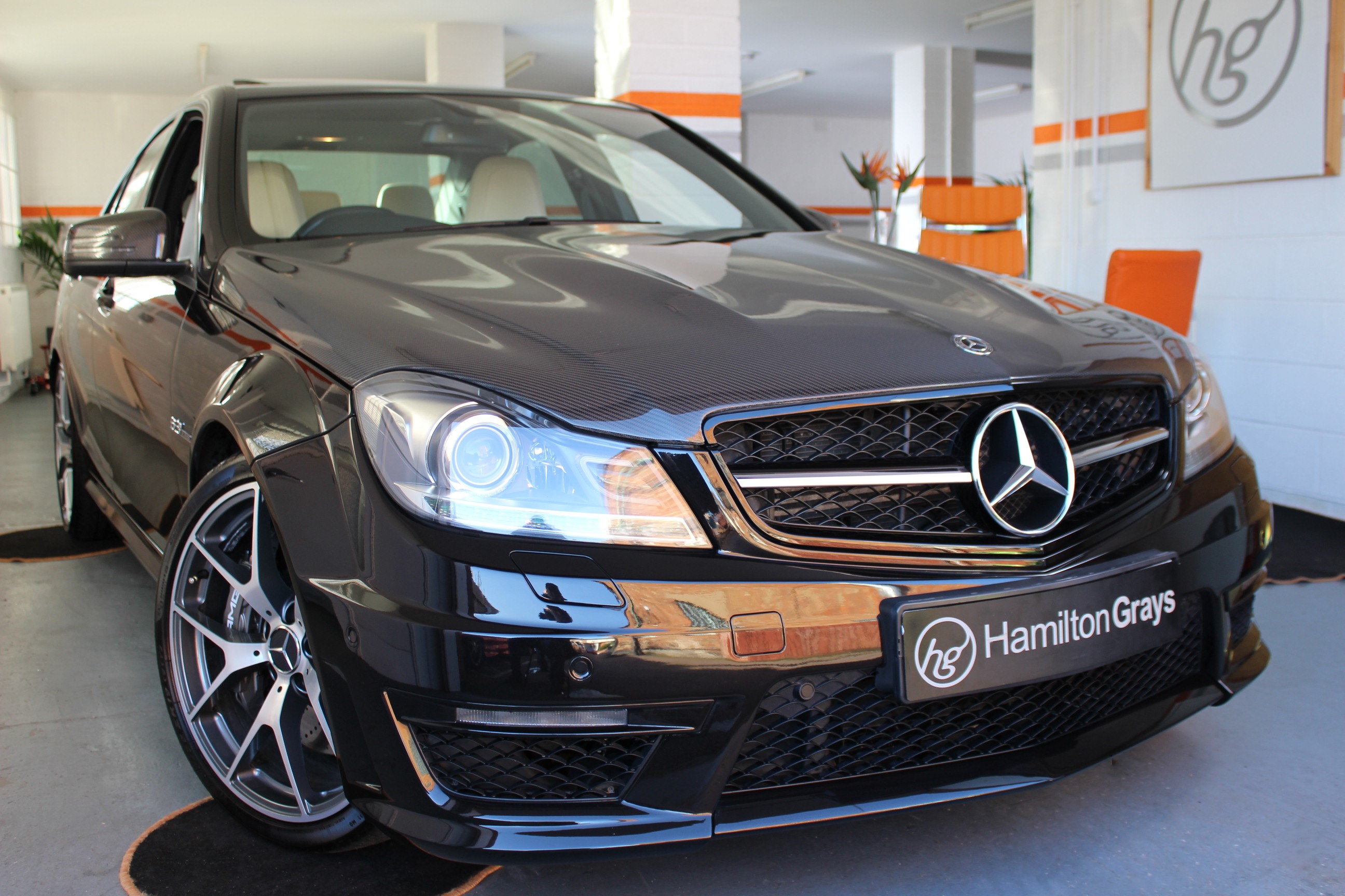2014 (14) Mercedes-Benz C200 C63 6.3 V8 AMG. Obsidian Black, 36k. Carbon Upgrades. FMBSH. Hugh Spec’.. (SOLD)