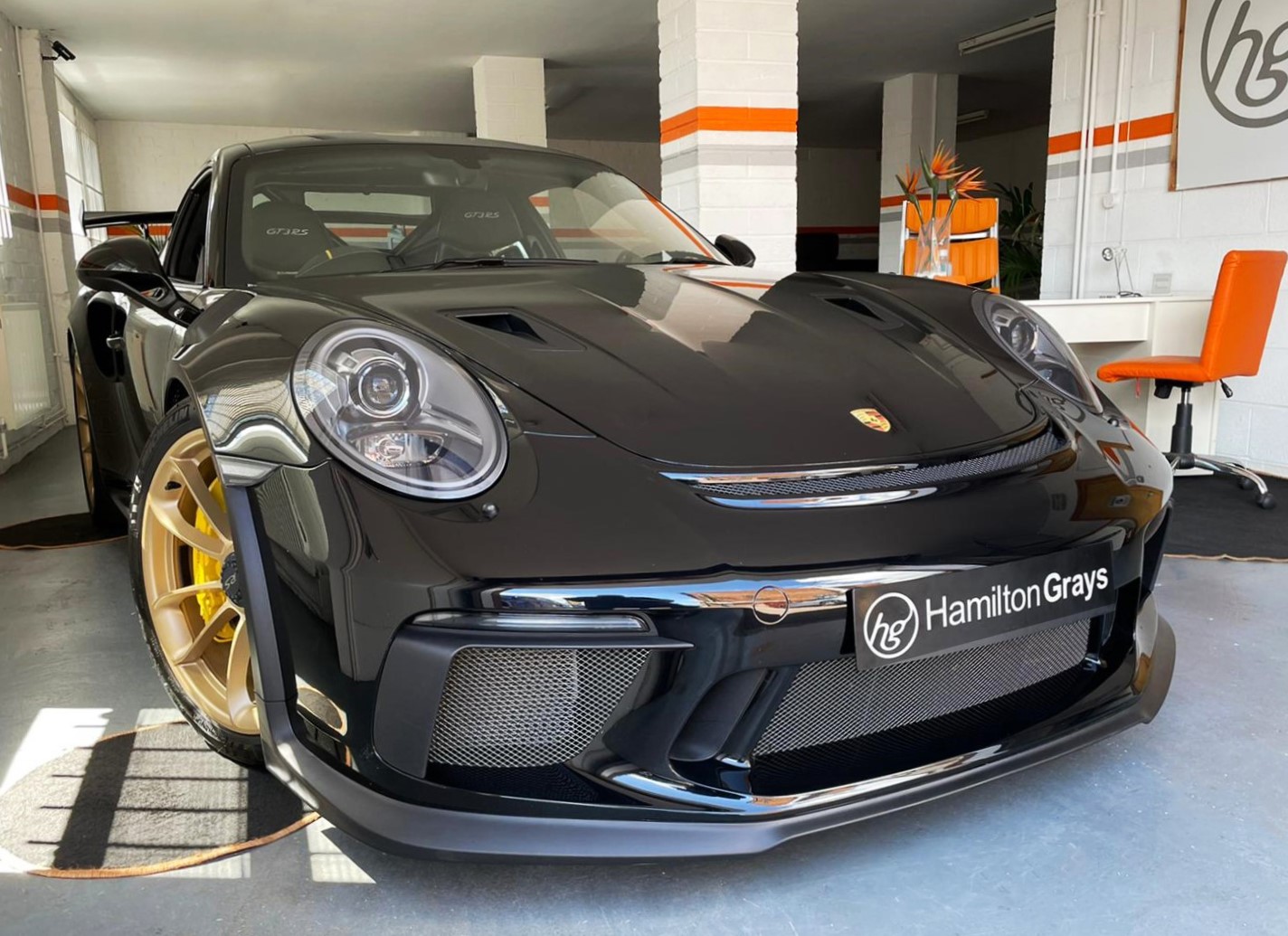 2018 (18) Porsche 911 [991.2] GT3 RS Clubsport PDK. In Triple Black with Striking Satin Aurum Alloys. 5,812m FPSH. Immaculate..  (SOLD)