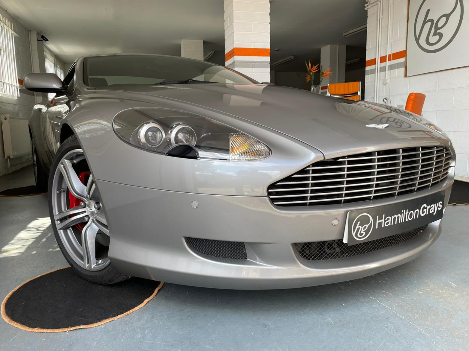 2008 (08) Aston Martin DB9 5.9 V12 Seq’ Le Mans Edition. Finished in Sarthe Silver with Black Hide Piped Red. 23k.. FAMSH. 1/69 [1/15 RHD]  (SOLD)
