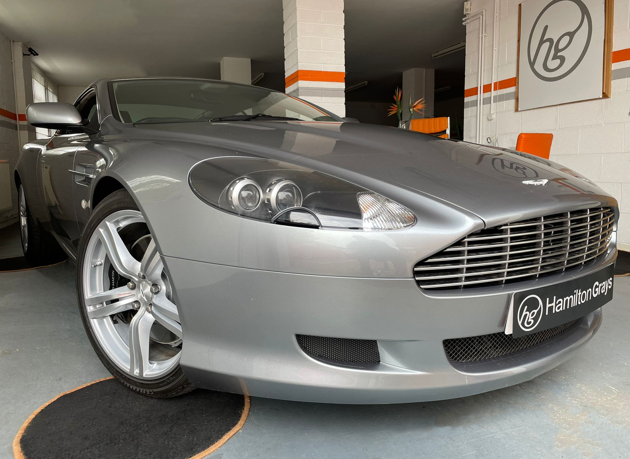 2006 (56) Aston Martin DB9 5.9 V12 Manual ‘Sport Pack’. Finished in Titanium Silver with Obsidian Black Hide. Just 9k! FSH. Rare Manual.. In Superb Condition Throughout    (SOLD)