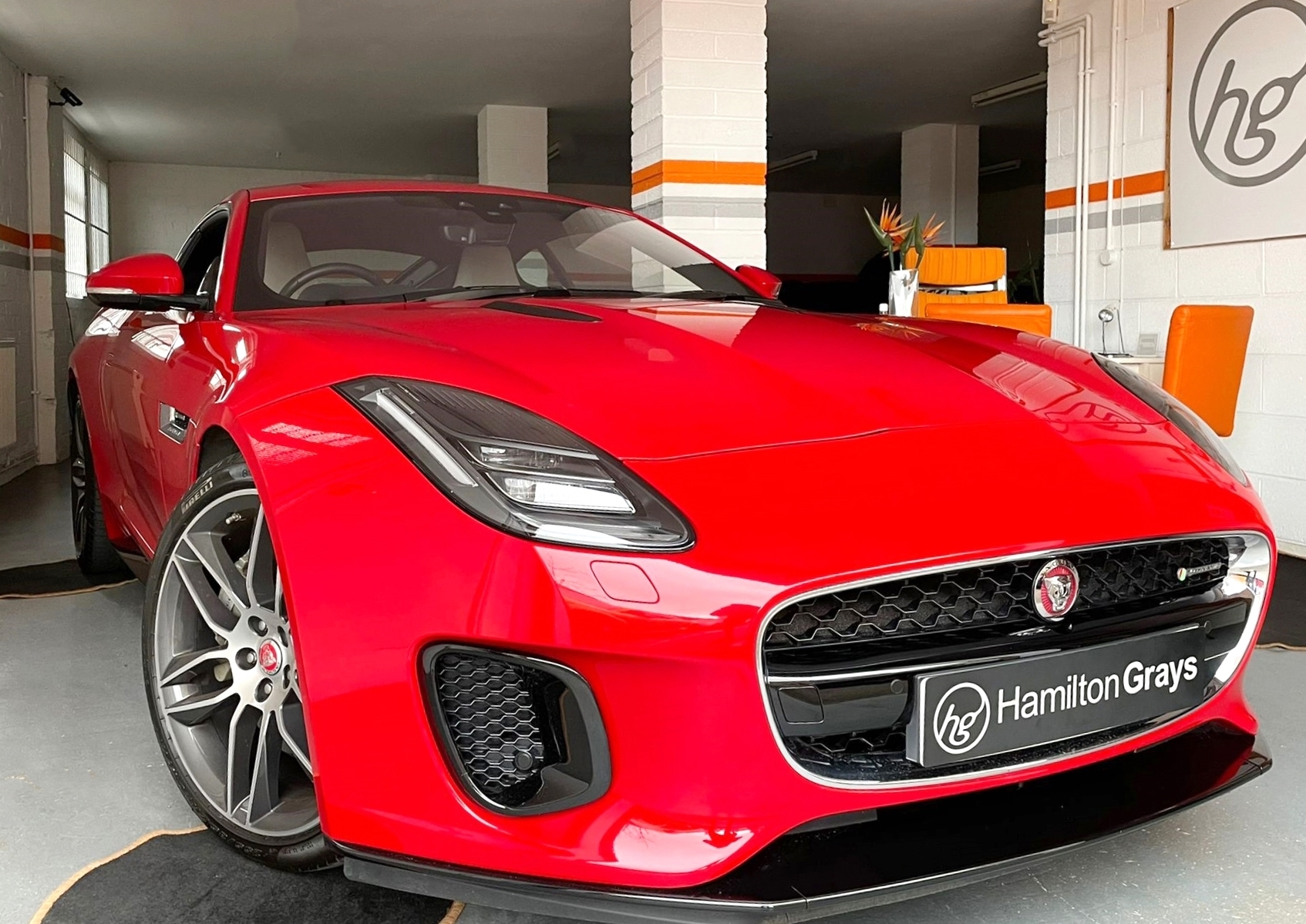 2020 (69) Jaguar F Type 2.0i [300] R-Dynamic Auto. In Solid Caldera Red with Full Ivory Leather. FSH.. 16k. Serviced and MOT by Jaguar 03.01.23 Sports Exhaust System.. A Striking Car.  (SOLD)