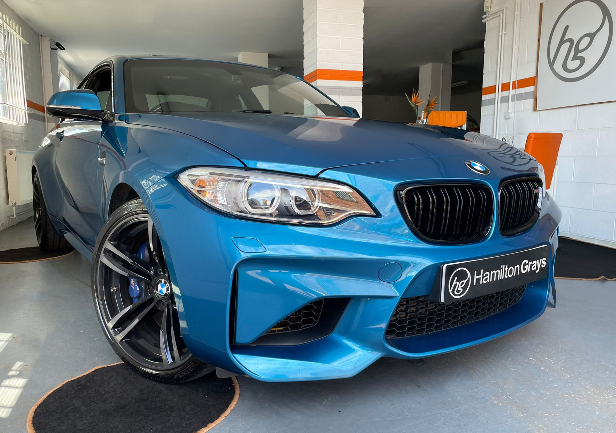 2017 (17) BMW M2 3.0i DCT Coupe. Finished in Long Beach Blue Metallic with Full Black Dakota Leather. 37k.. FBMWSH. Top Spec!. (SOLD)