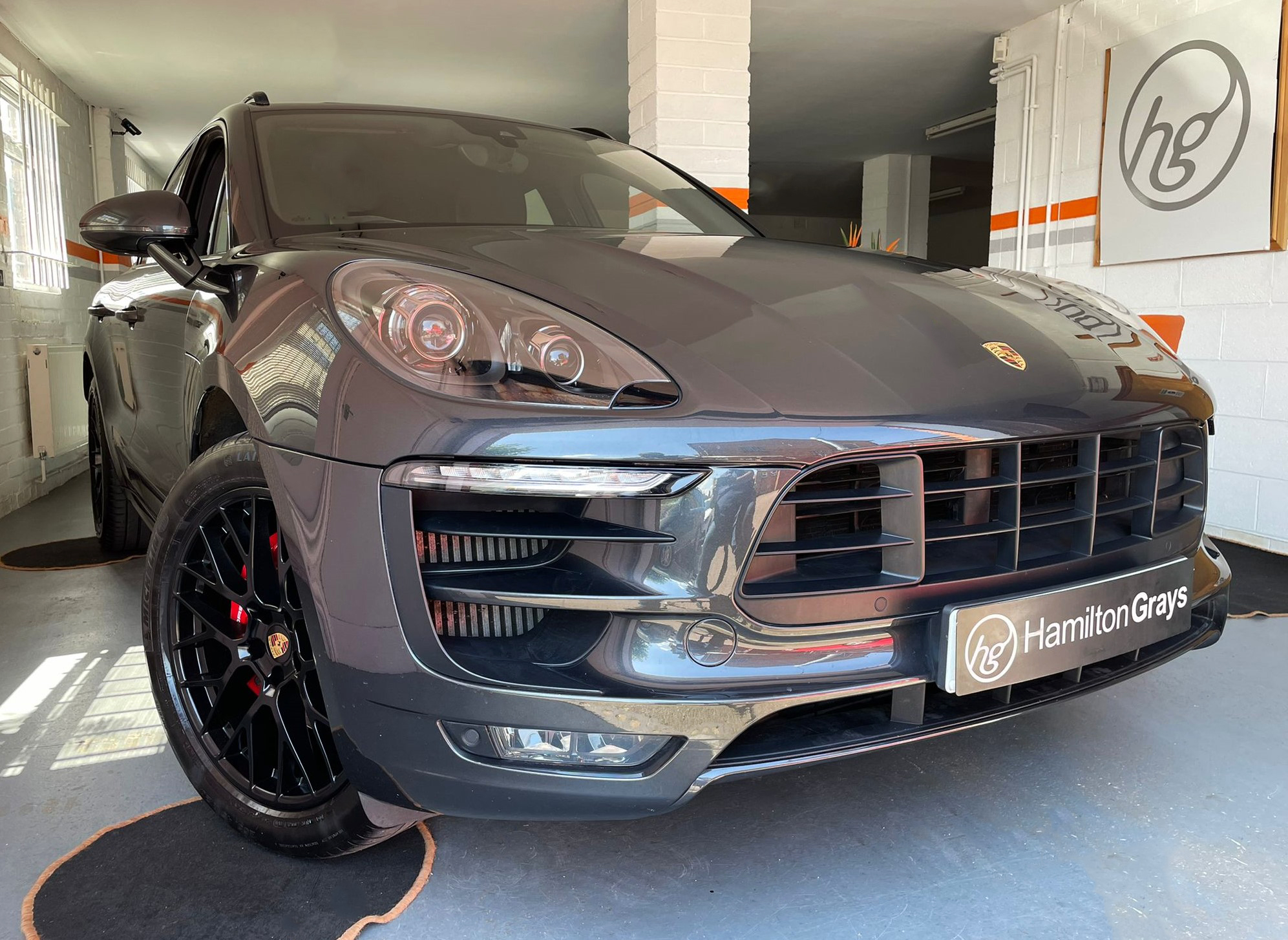 2017 (66) Porsche Macan 3.0T V6 GTS PDK 4WD. In Volcano Grey Metallic with Alcantara and Black Leather Package. 17k.. FPSH. Extensive Spec’.. (SOLD)