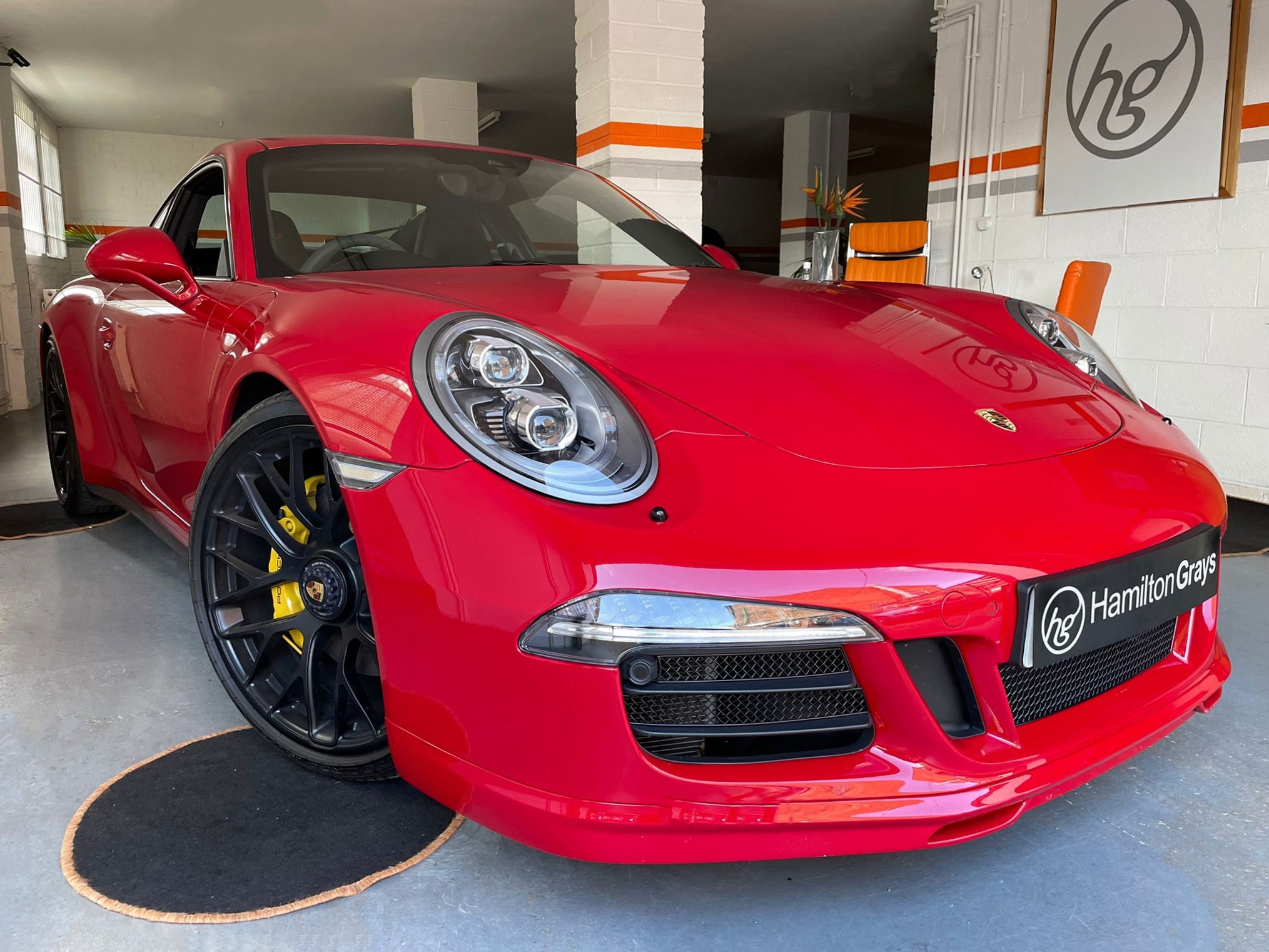 2014 (64) Porsche 911 3.8 [991] Carrera GTS PDK. In Carmine Red with Black Leather and Alcantara GTS Interior Package. FPSH. 24k.. Full Body Coloured Aerokit. PCCB’s. Great Spec.!  £79,950
