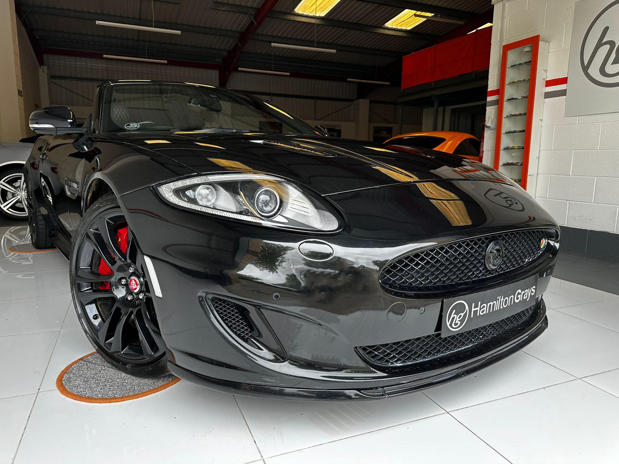 2014 (14) Jaguar XK 5.0 V8 Dynamic R Auto Convertible. Finished in Ultimate Black Metallic with Warm Charcoal Leather. 55k. FSH..  £21,950