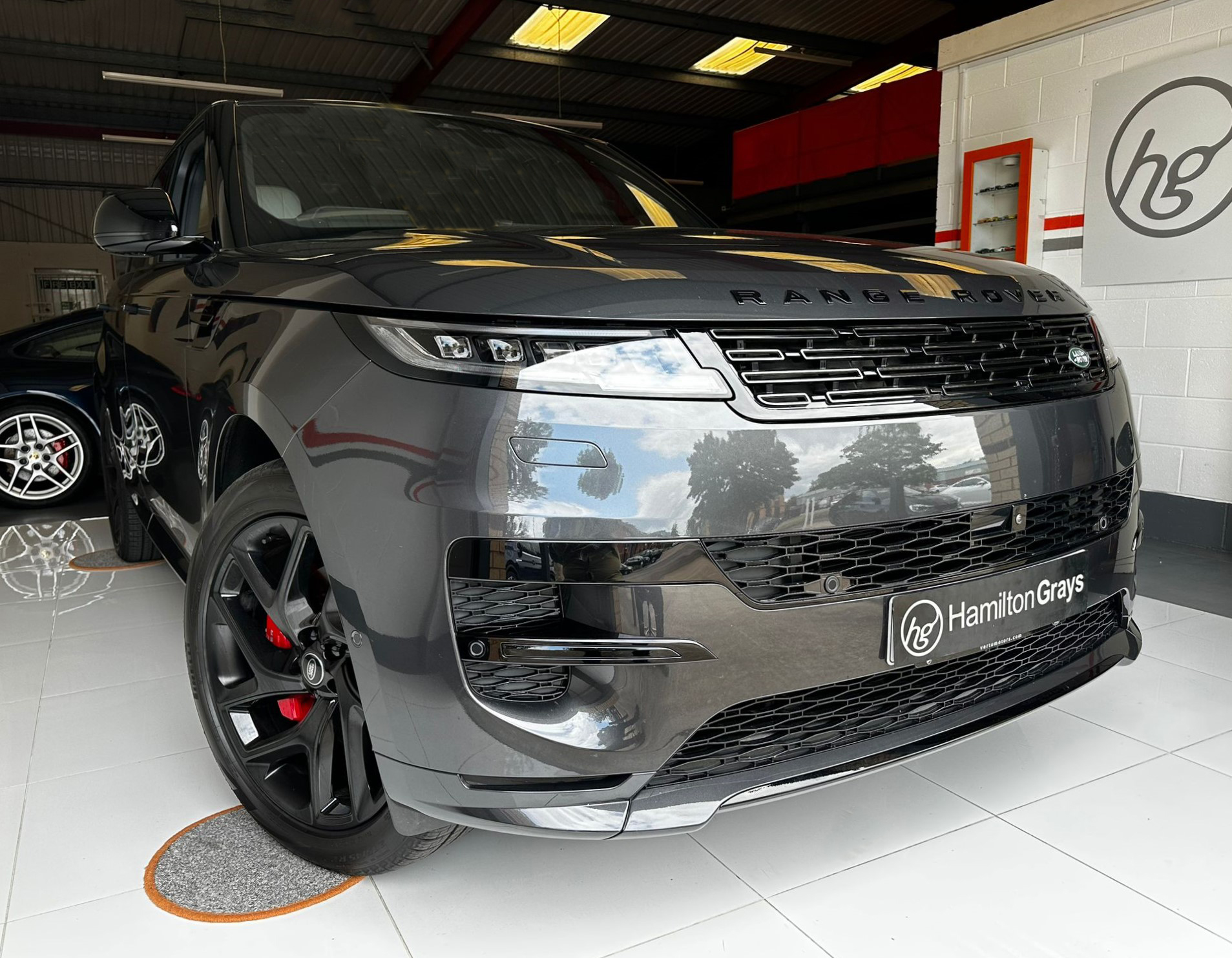 2023 (23) Range Rover Sport 3.0 D300 MHEV Dynamic SE Auto 4WD. Finished in Carpathian Grey Metallic with Light Cloud/Ebony Windsor Extended Leather. 2,253m. ‘Mild Hybrid Version’. (SOLD)