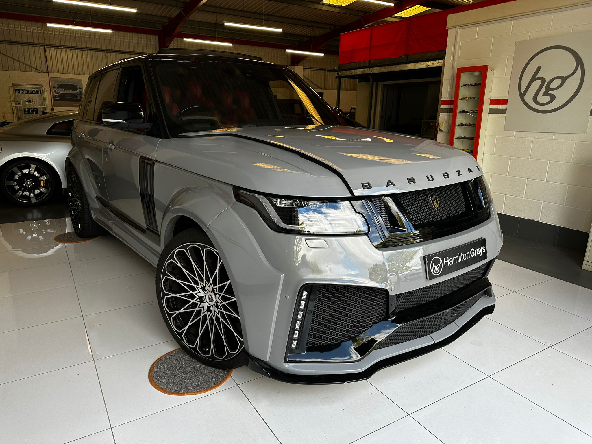 2017 (17) Range Rover 4.4 SD V8 Autobiography Auto 4WD. In Nardo Grey with Ebony and Pimento Leather. 49k.. FLSH. ‘Ghost’ £30,000+ on Customisation. Special Vehicle. 1of 1.  £54,950