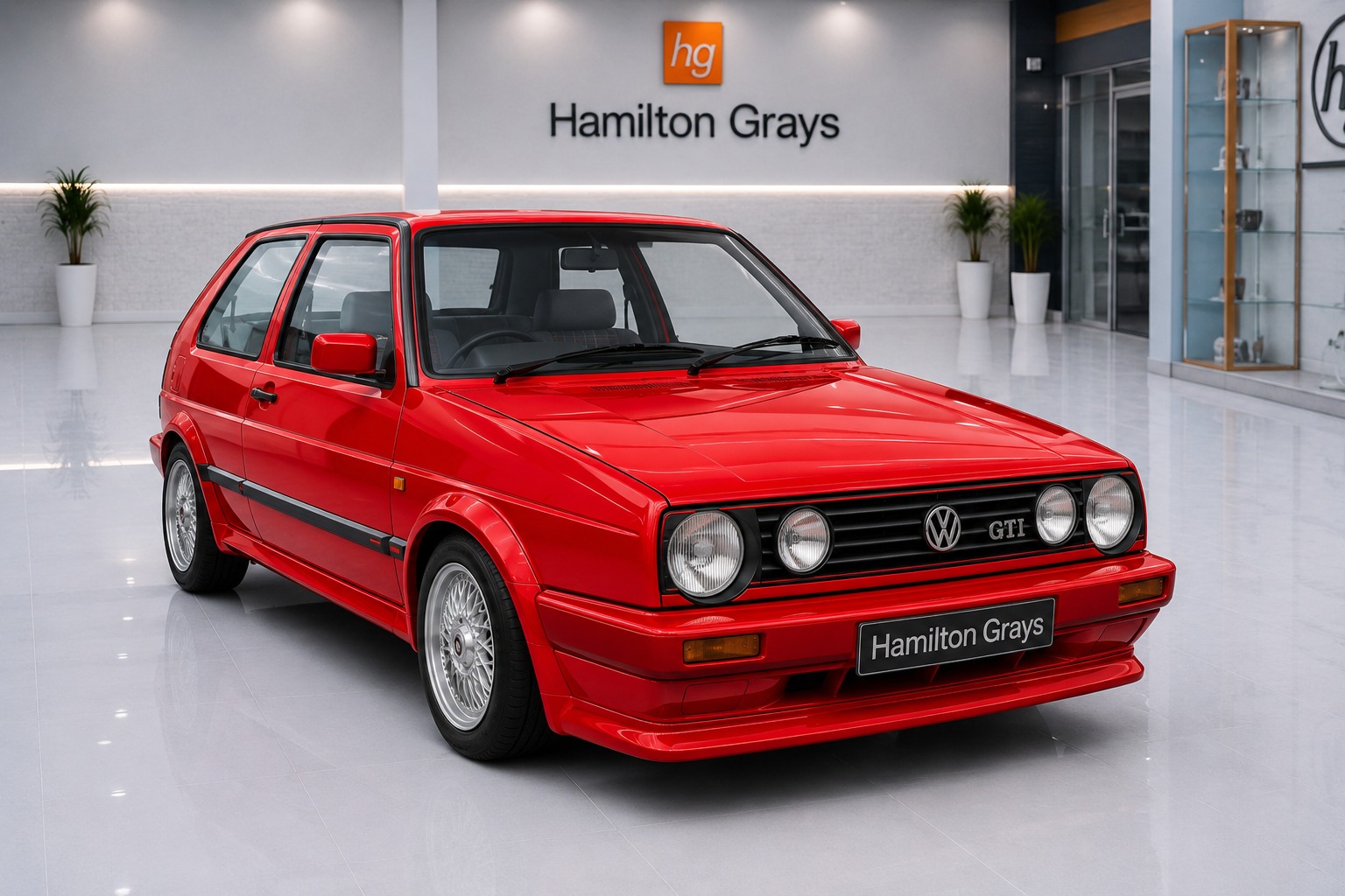 1989 (F) Volkswagen Golf 1.8 GTI Hatchback 3dr Manual. 81k.. BBS Kit with 15” BBS Alloys for a better ride. Red, Cambelt Changed..  £24,950