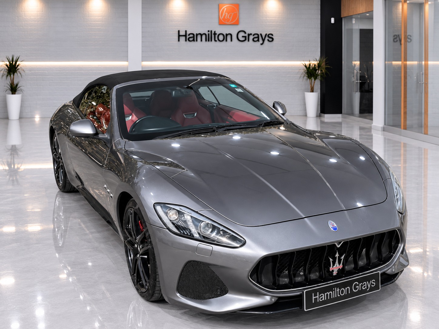 2018 (18) Maserati GranCabrio 4.7 V8 Sport Convertible Auto. In Grigio Alfieri Metallica over Rosso Corallo Hide. Just 37k.. FMSH..   £39,950