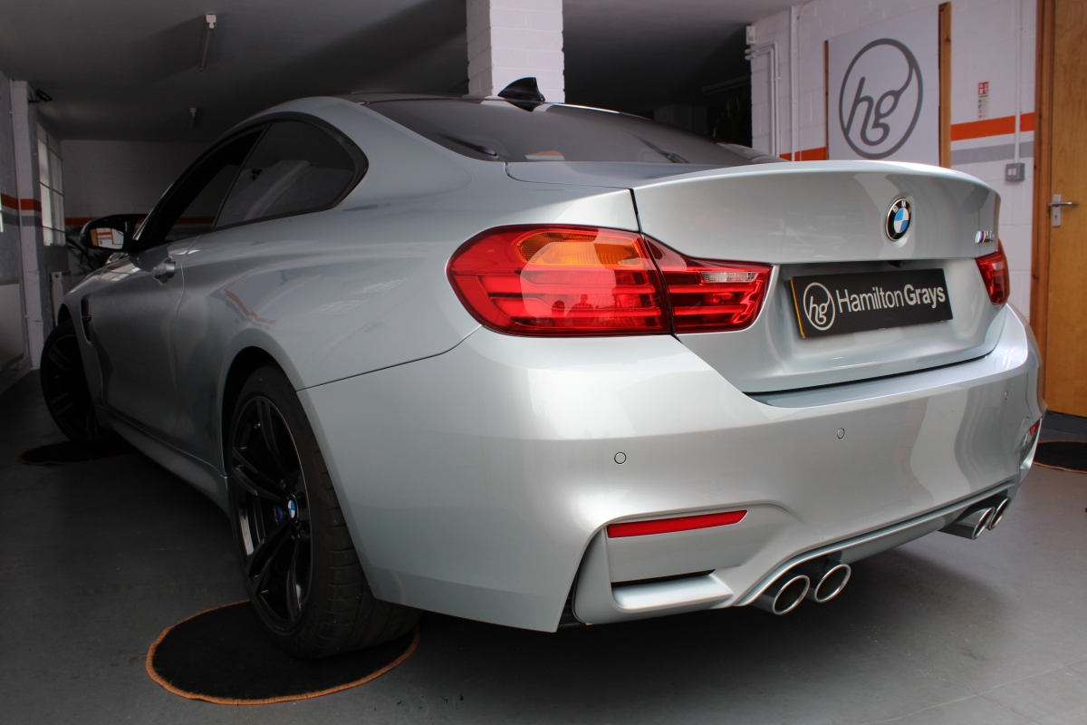 2015 (15) BMW M4 3.0 LTR DCT COUPE IN SILVERSTONE 2 METALLIC, WITH A ...
